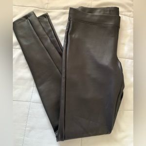 Express faux leather leggings